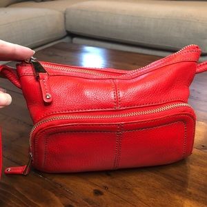 1/2 OFF NOW! Pelle Leather Unique Vintage Clutch!!